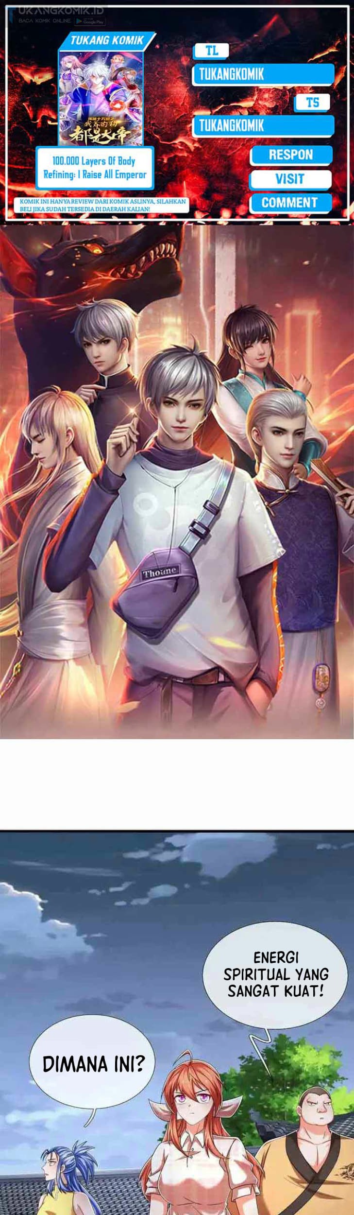 100.000 Layers Of Body Refining: I Raise All Emperor Chapter 333 - halaman 1