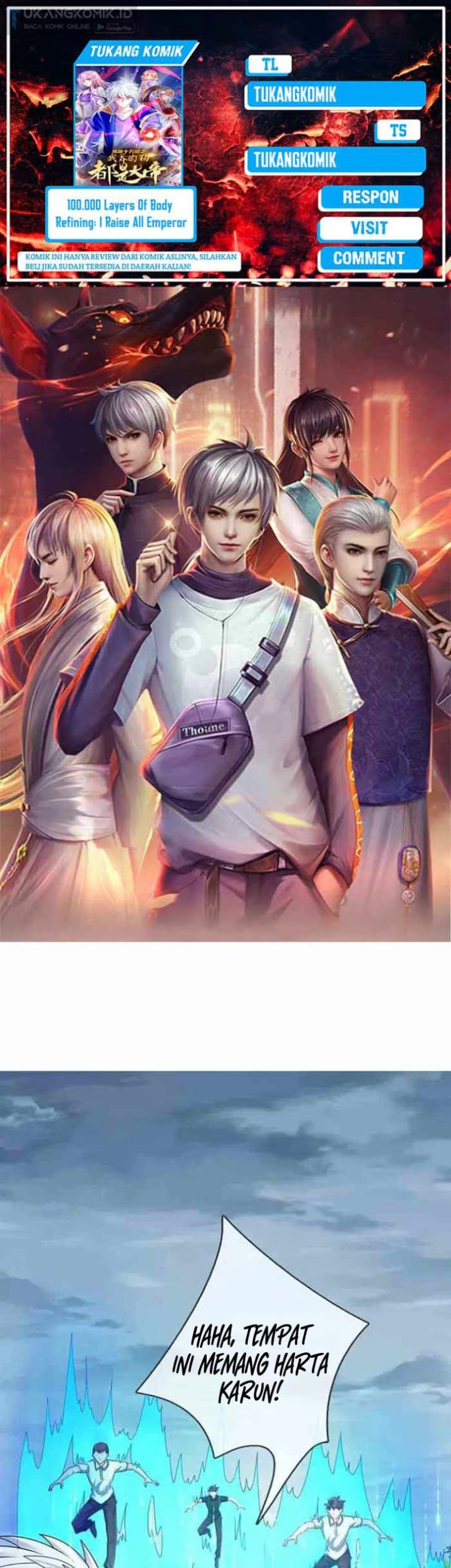 100.000 Layers Of Body Refining: I Raise All Emperor Chapter 334 - halaman 1
