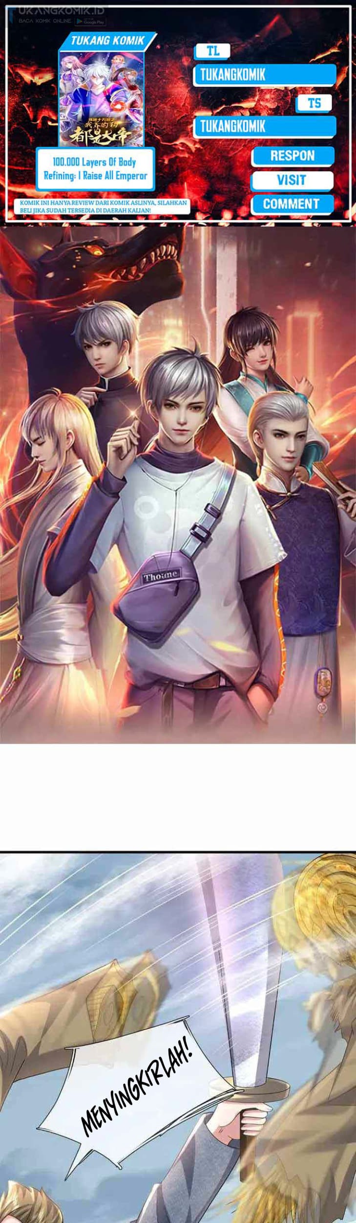 100.000 Layers Of Body Refining: I Raise All Emperor Chapter 335 - halaman 1
