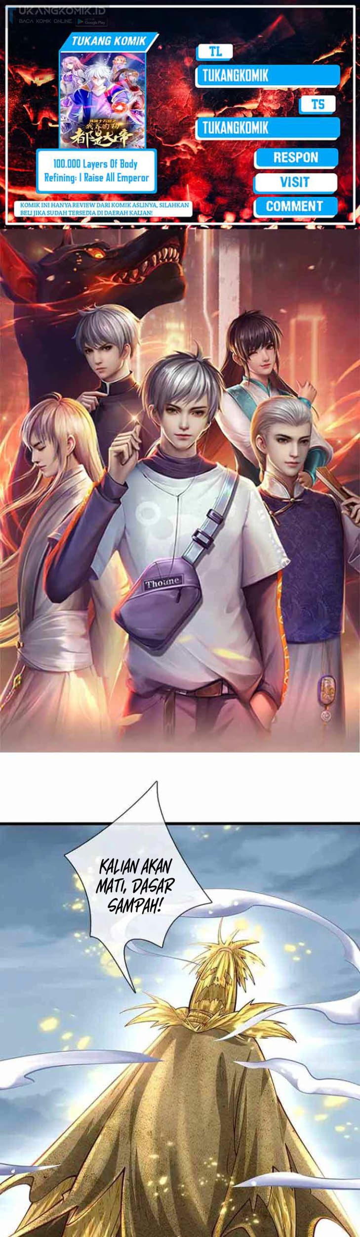 100.000 Layers Of Body Refining: I Raise All Emperor Chapter 336 - halaman 1