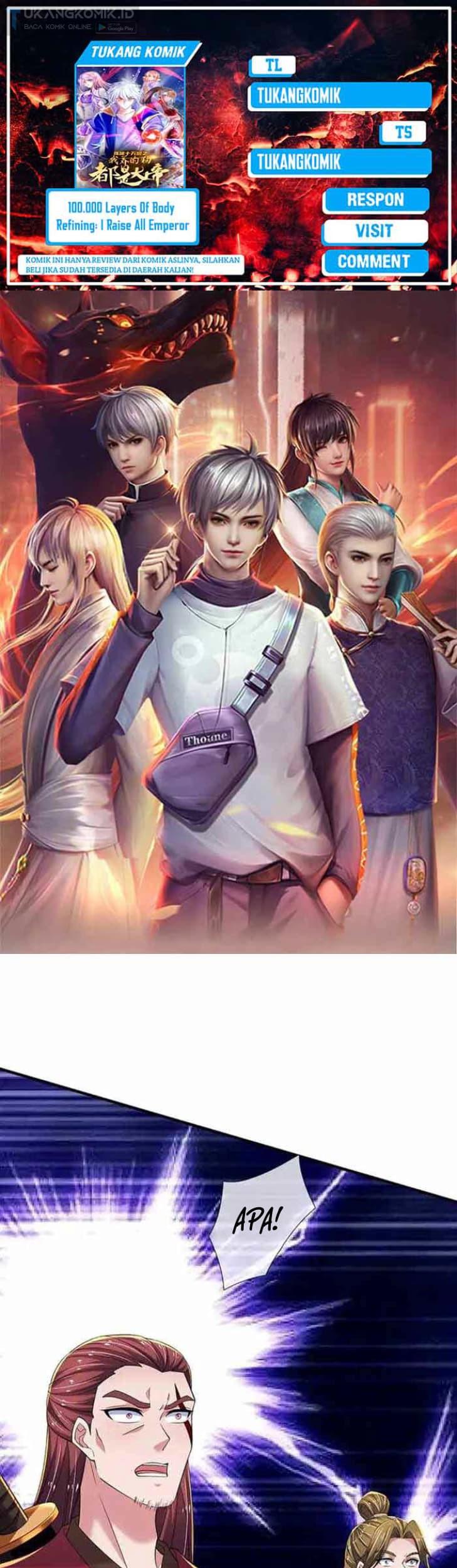 100.000 Layers Of Body Refining: I Raise All Emperor Chapter 340 - halaman 1