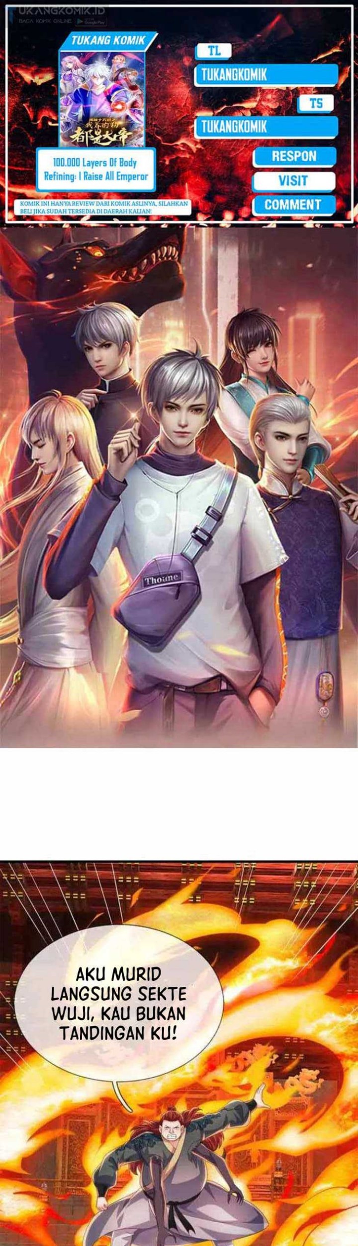 100.000 Layers Of Body Refining: I Raise All Emperor Chapter 342 - halaman 1