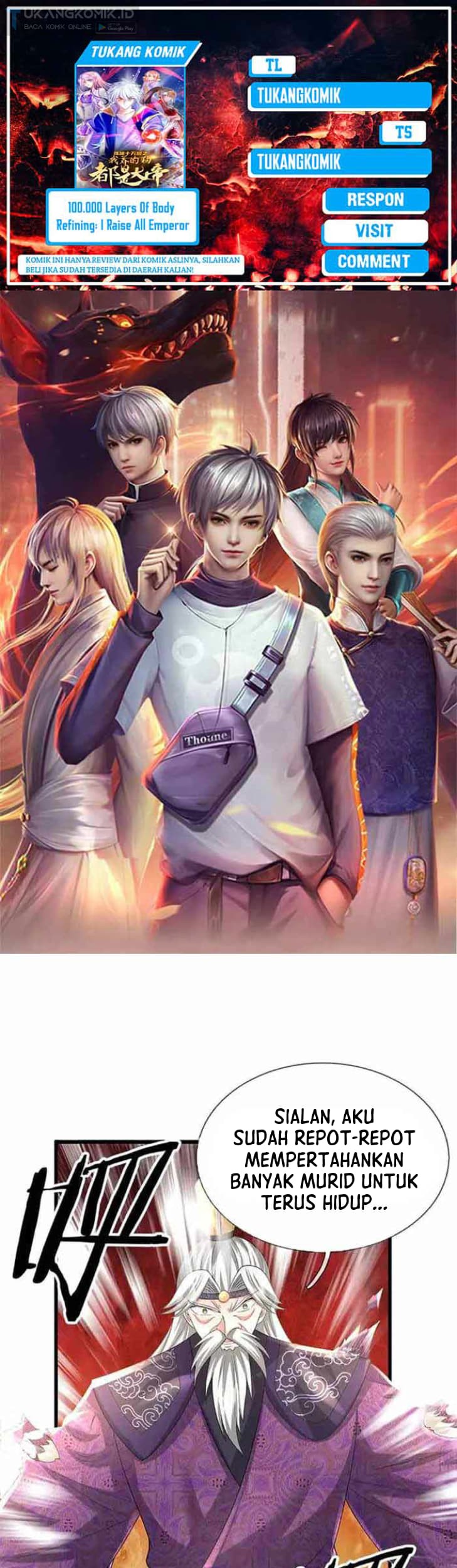 100.000 Layers Of Body Refining: I Raise All Emperor Chapter 343 - halaman 1
