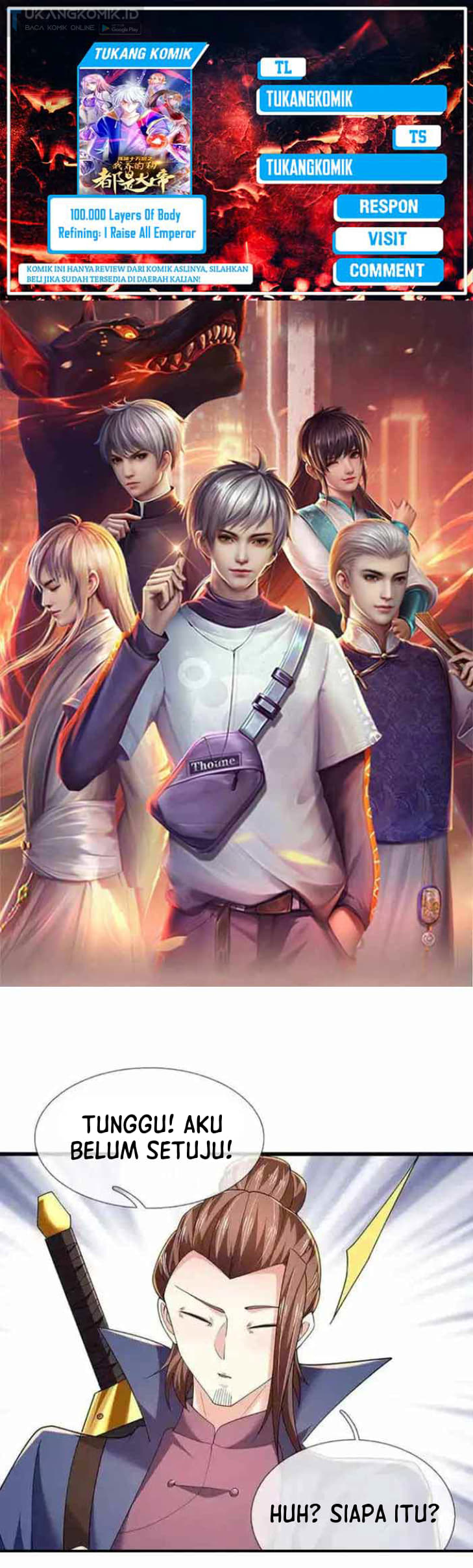 100.000 Layers Of Body Refining: I Raise All Emperor Chapter 346 - halaman 1