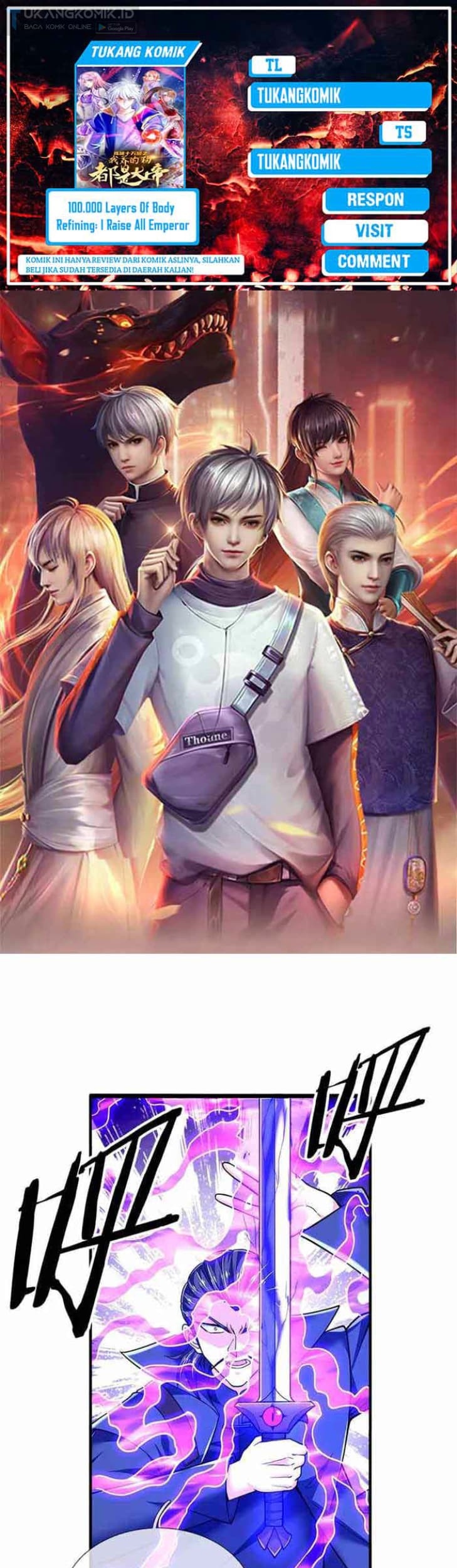100.000 Layers Of Body Refining: I Raise All Emperor Chapter 351 - halaman 1