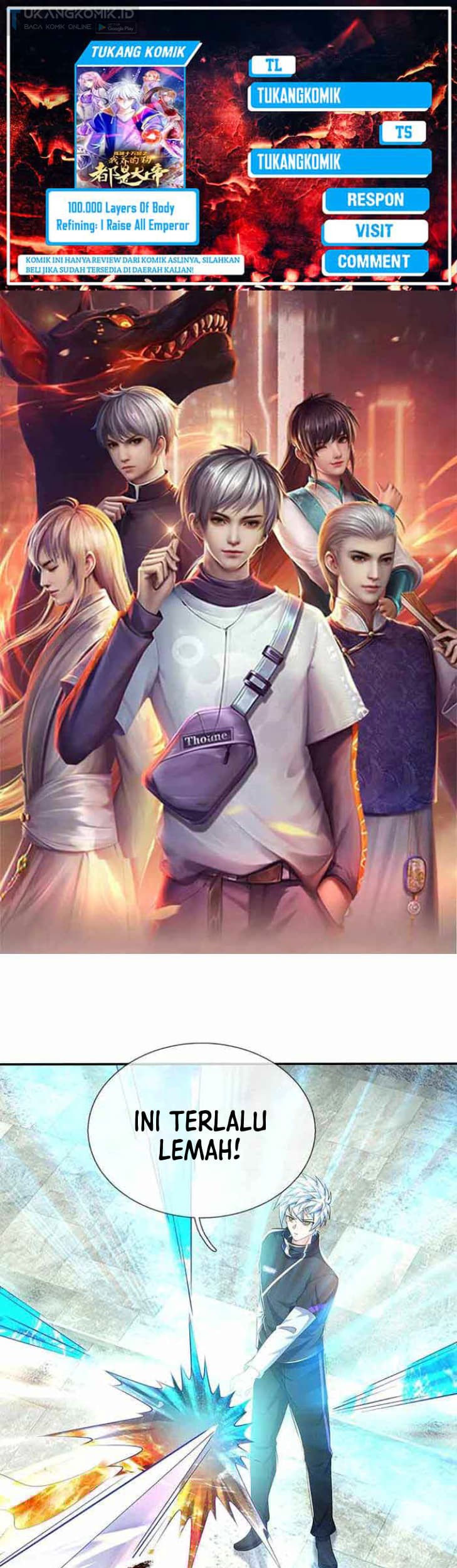 100.000 Layers Of Body Refining: I Raise All Emperor Chapter 352 - halaman 1