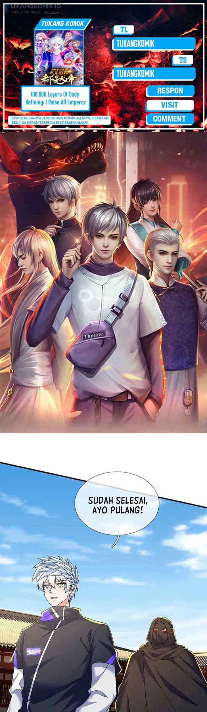 100.000 Layers Of Body Refining: I Raise All Emperor Chapter 353 - halaman 1