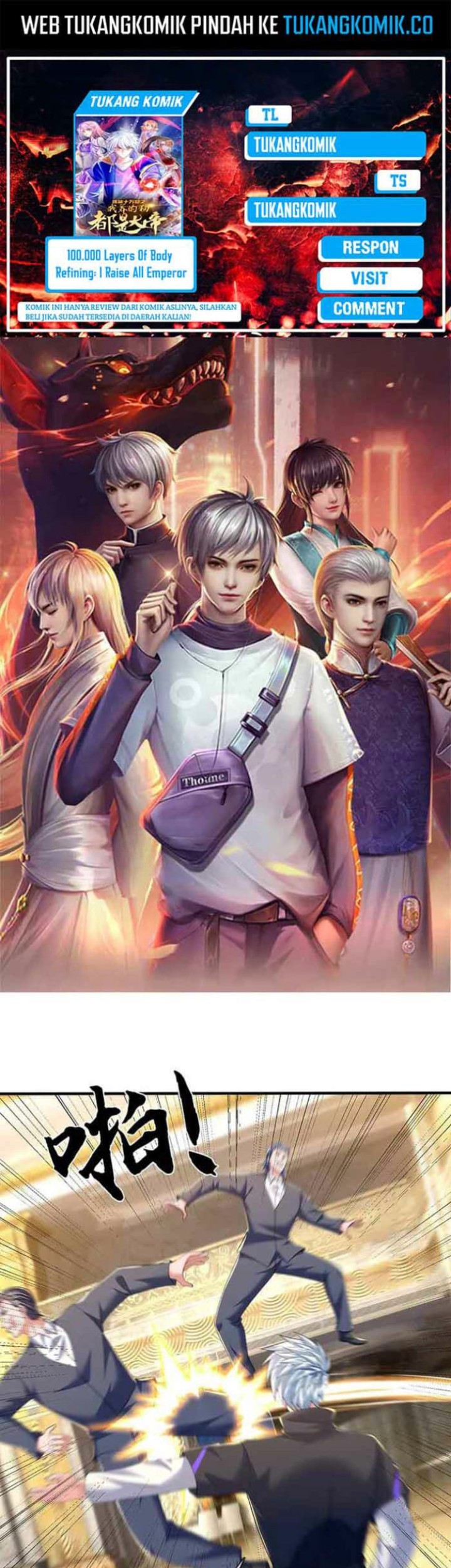 100.000 Layers Of Body Refining: I Raise All Emperor Chapter 357 - halaman 1