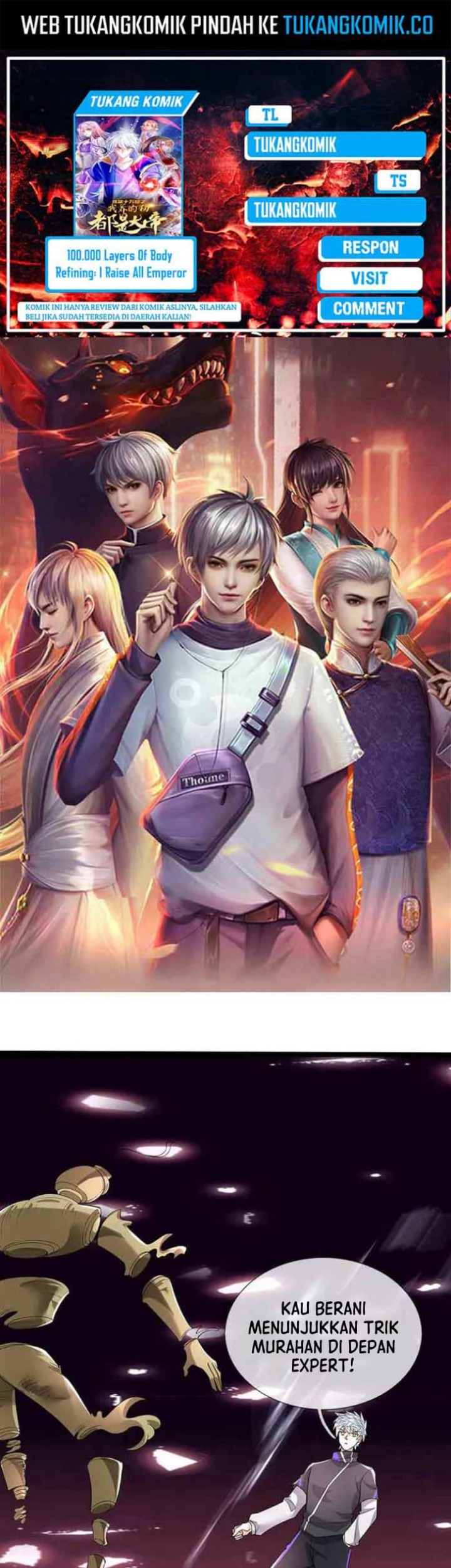 100.000 Layers Of Body Refining: I Raise All Emperor Chapter 360 - halaman 1