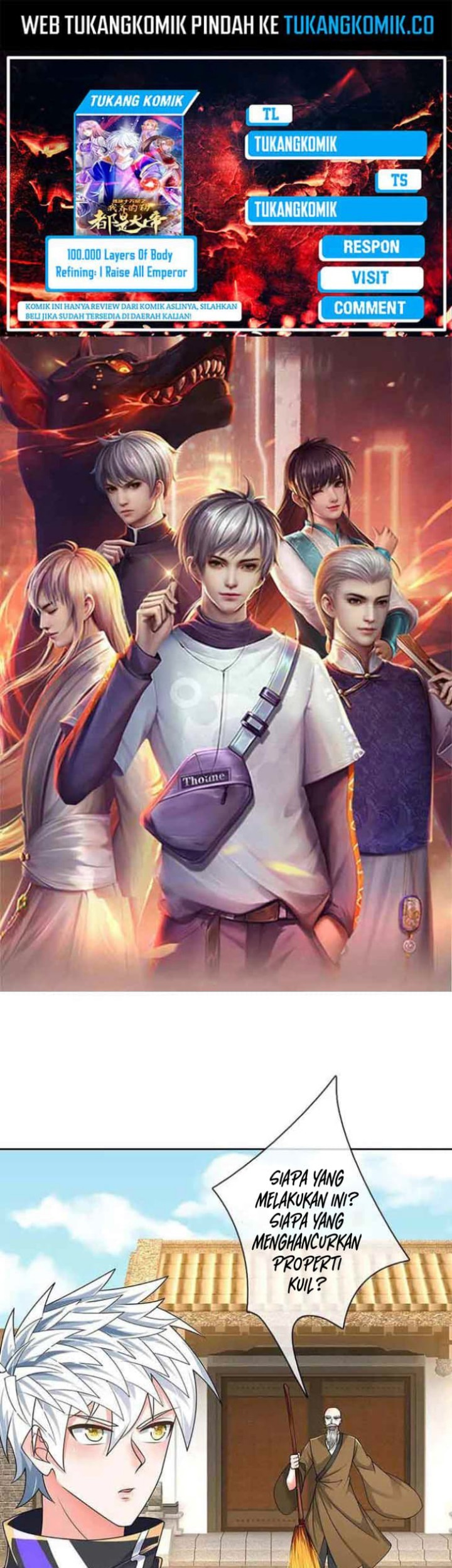 100.000 Layers Of Body Refining: I Raise All Emperor Chapter 361 - halaman 1