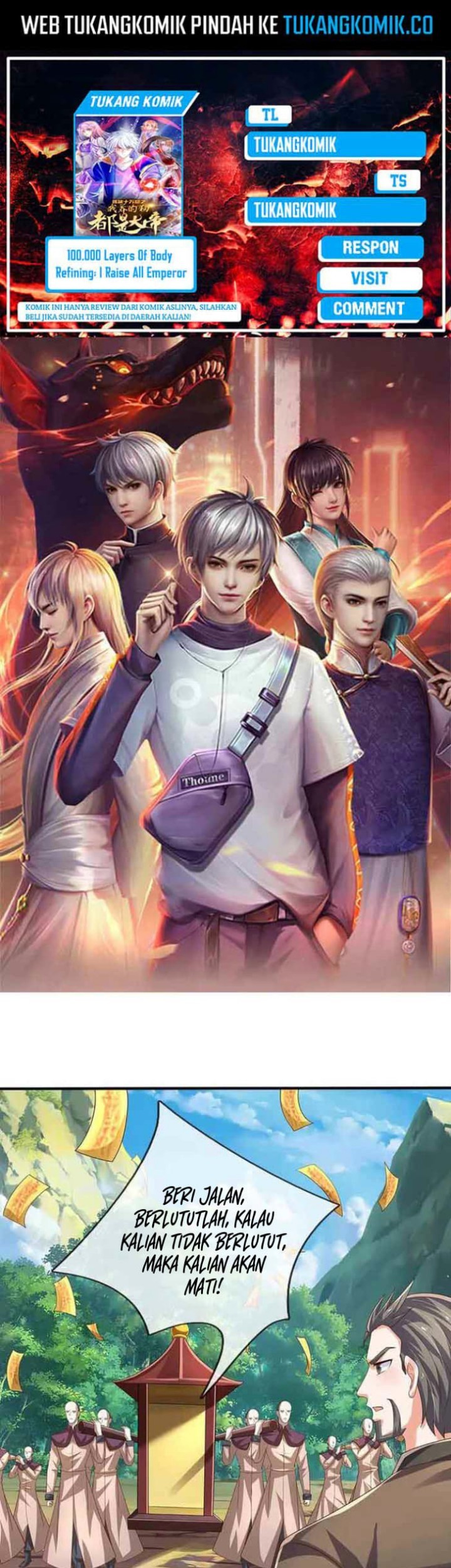 100.000 Layers Of Body Refining: I Raise All Emperor Chapter 362 - halaman 1