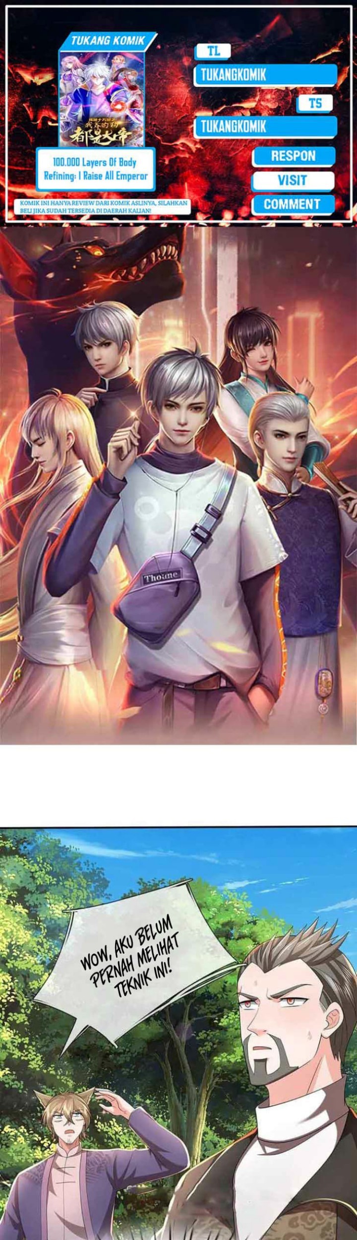 100.000 Layers Of Body Refining: I Raise All Emperor Chapter 364 - halaman 1