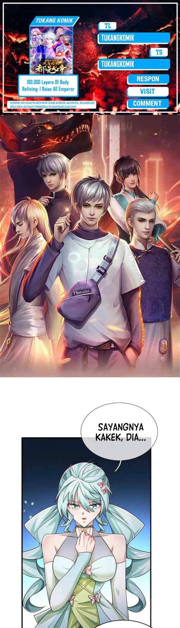 100.000 Layers Of Body Refining: I Raise All Emperor Chapter 366 - halaman 1