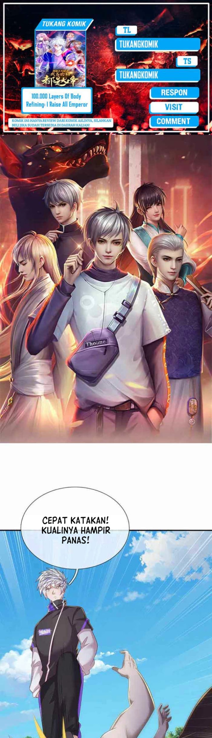 100.000 Layers Of Body Refining: I Raise All Emperor Chapter 367 - halaman 1