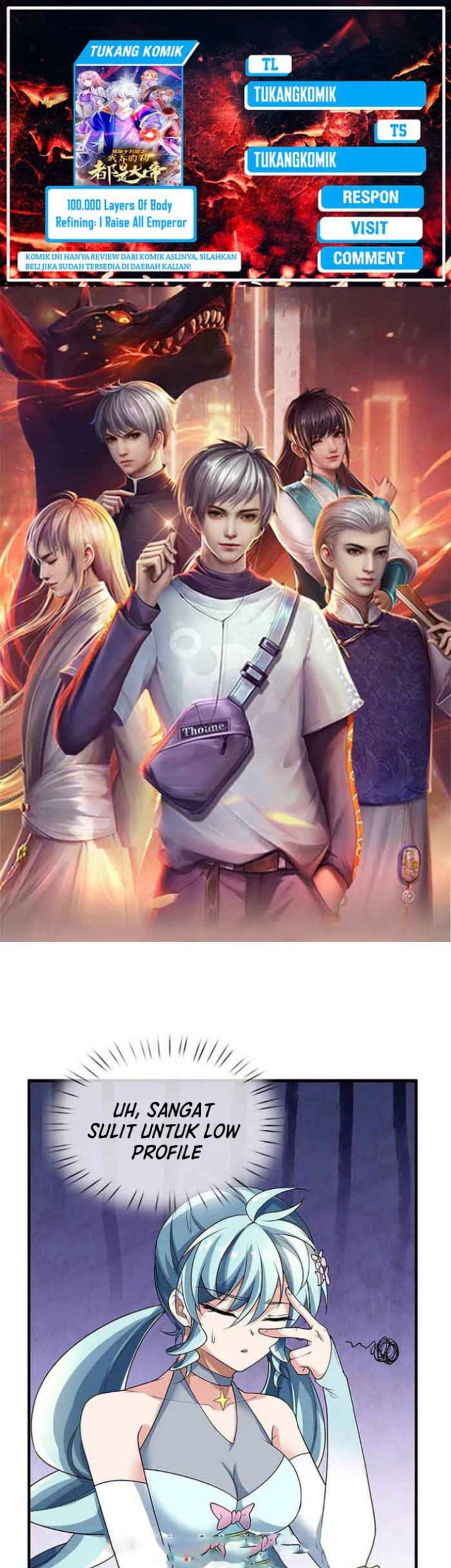 100.000 Layers Of Body Refining: I Raise All Emperor Chapter 368 - halaman 1