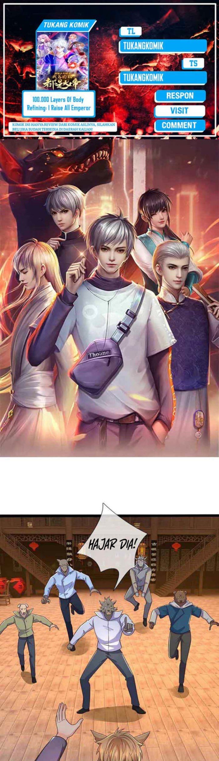 100.000 Layers Of Body Refining: I Raise All Emperor Chapter 369 - halaman 1