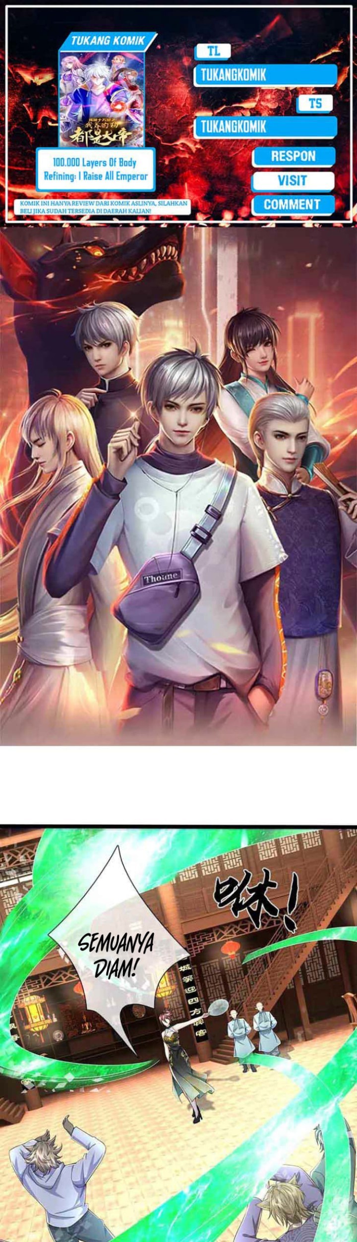 100.000 Layers Of Body Refining: I Raise All Emperor Chapter 370 - halaman 1