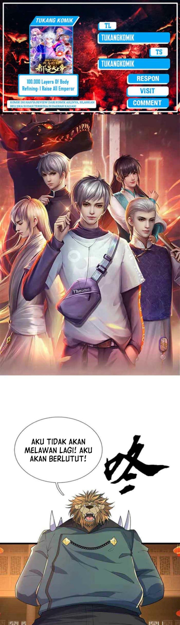 100.000 Layers Of Body Refining: I Raise All Emperor Chapter 372 - halaman 1