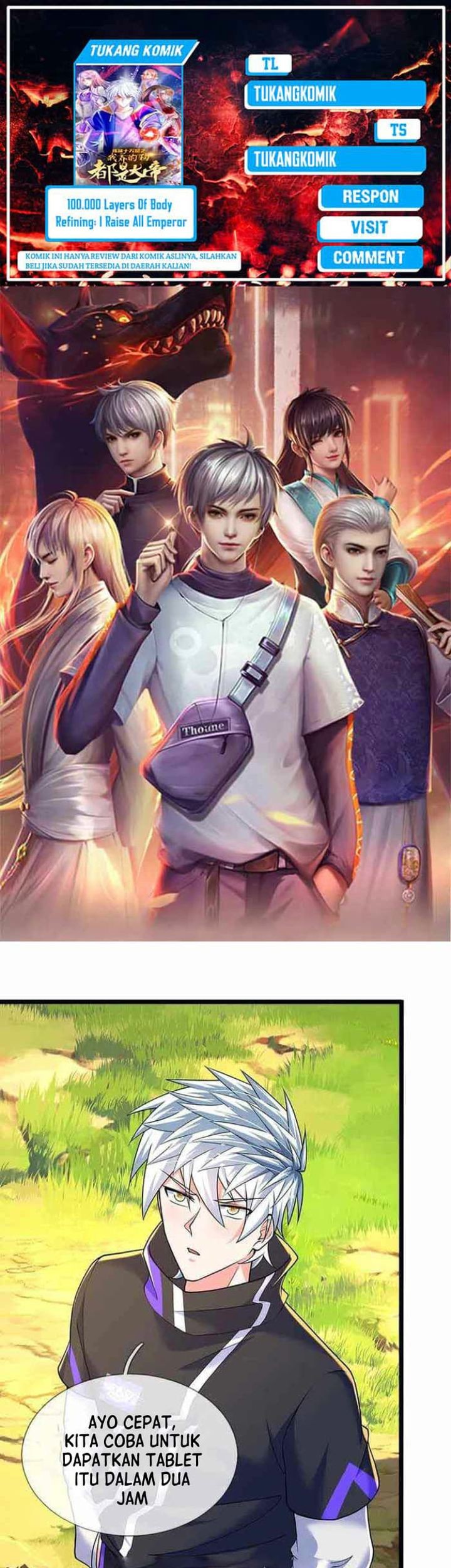 100.000 Layers Of Body Refining: I Raise All Emperor Chapter 373 - halaman 1