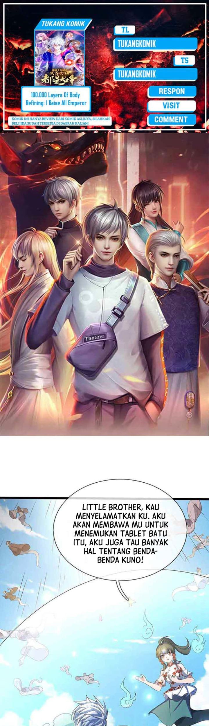 100.000 Layers Of Body Refining: I Raise All Emperor Chapter 374 - halaman 1