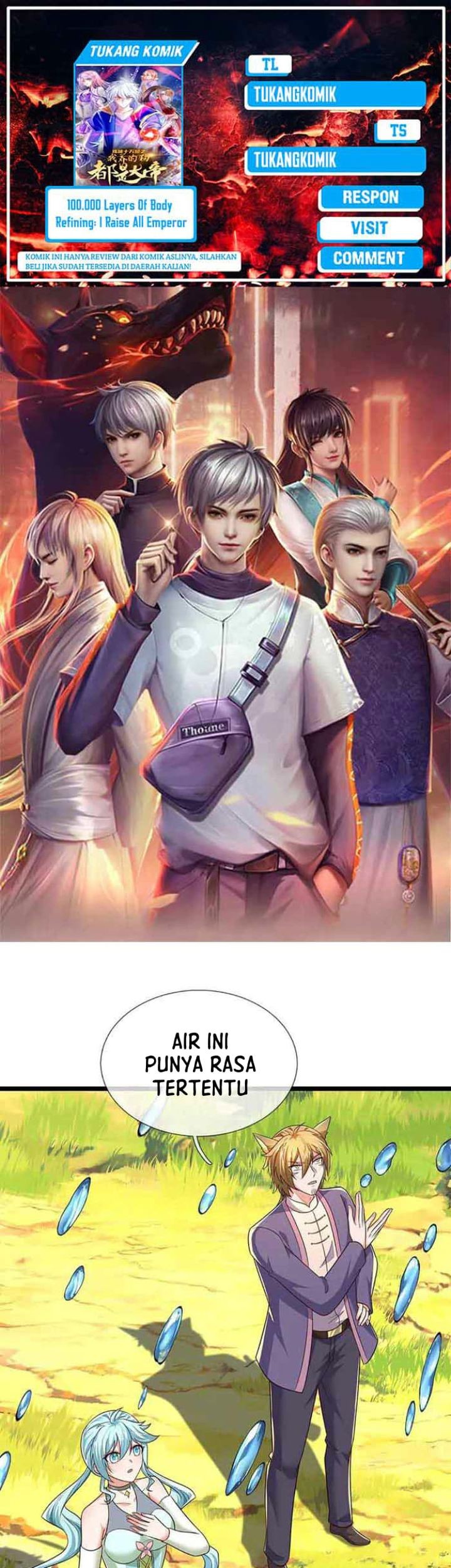 100.000 Layers Of Body Refining: I Raise All Emperor Chapter 375 - halaman 1