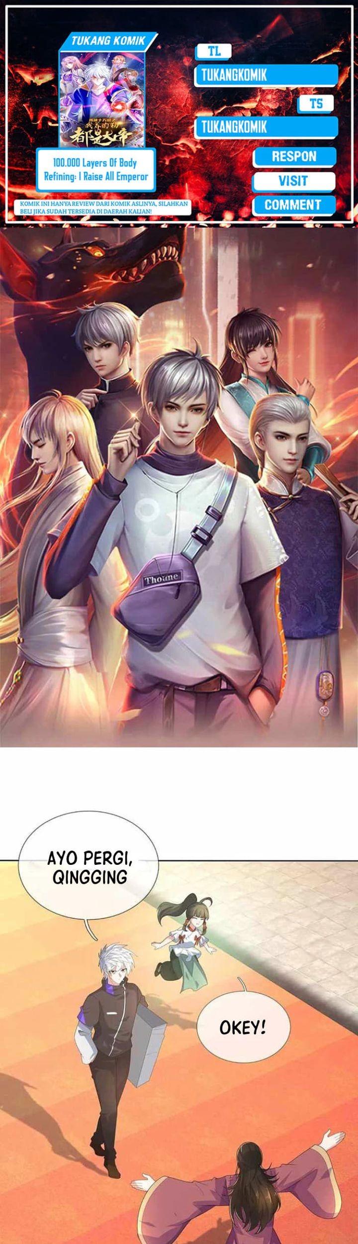 100.000 Layers Of Body Refining: I Raise All Emperor Chapter 377 - halaman 1