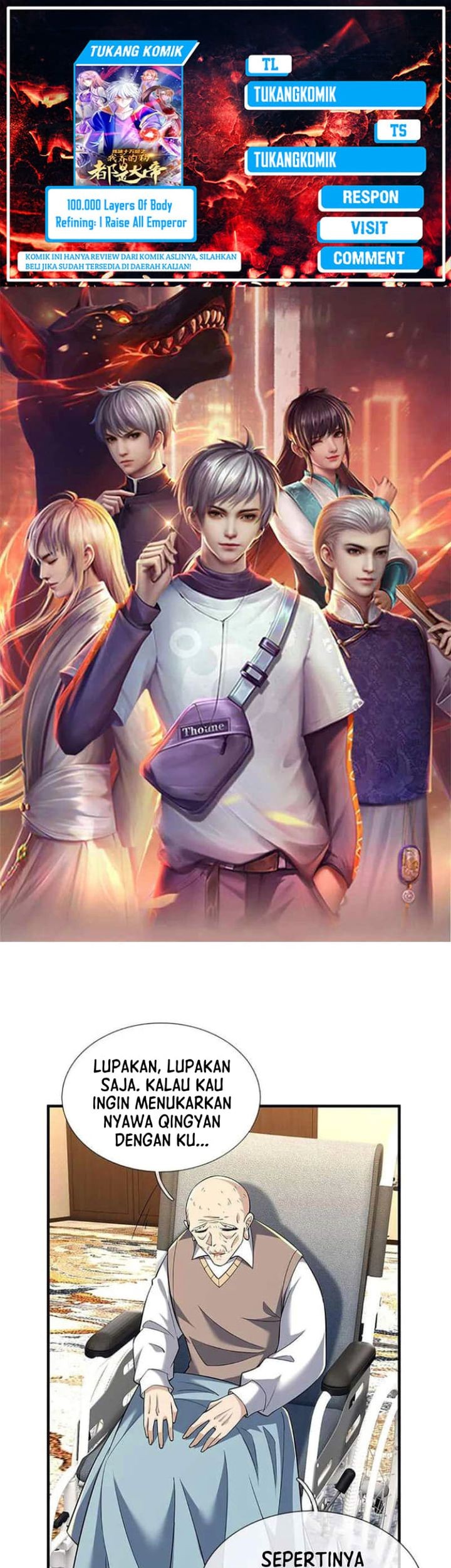 100.000 Layers Of Body Refining: I Raise All Emperor Chapter 378 - halaman 1