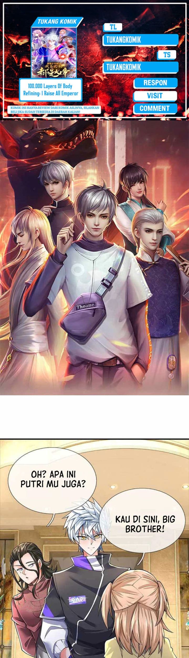 100.000 Layers Of Body Refining: I Raise All Emperor Chapter 379 - halaman 1