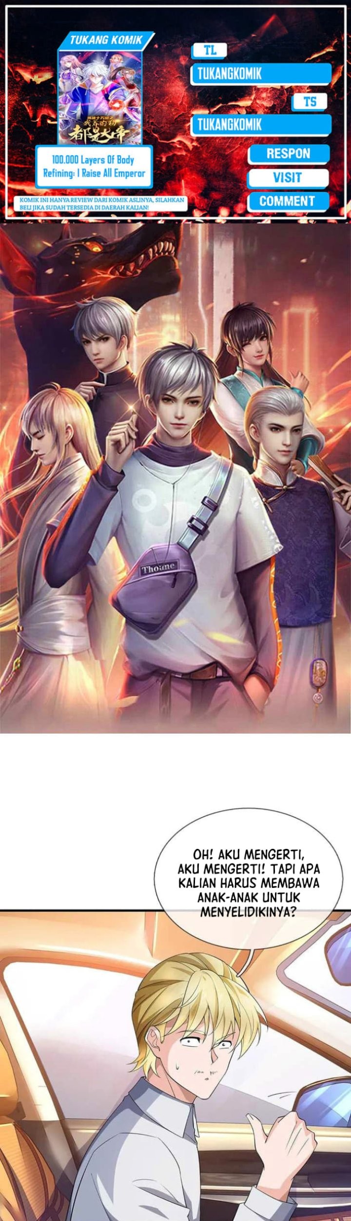 100.000 Layers Of Body Refining: I Raise All Emperor Chapter 380 - halaman 1