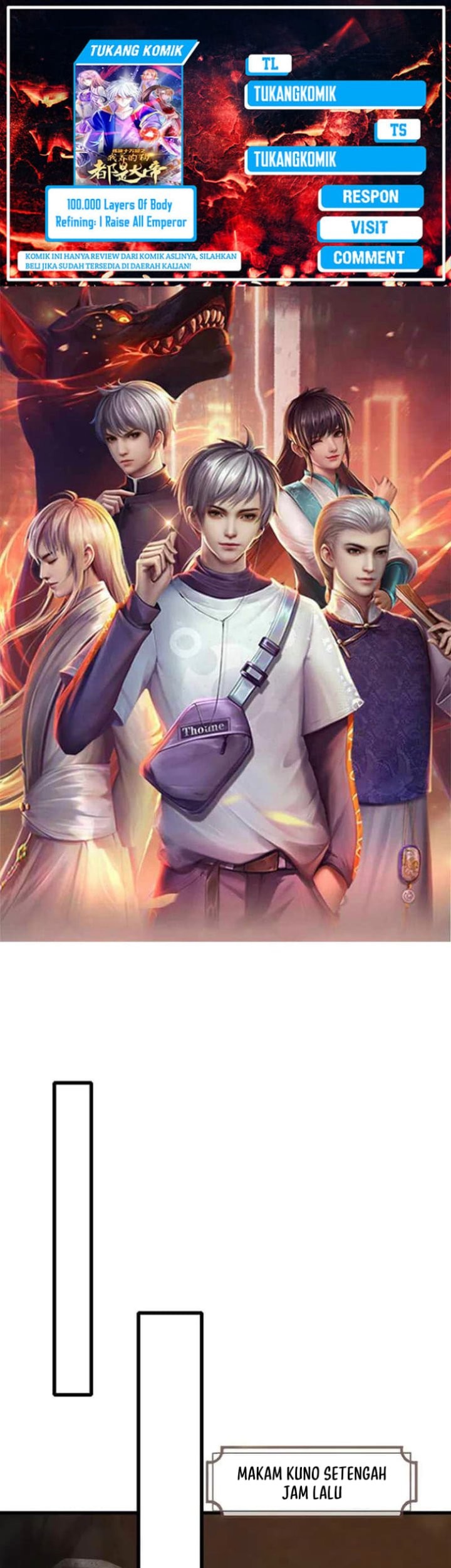 100.000 Layers Of Body Refining: I Raise All Emperor Chapter 381 - halaman 1