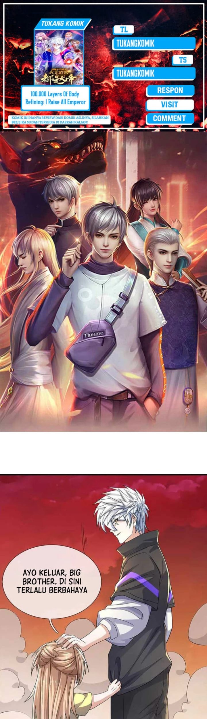 100.000 Layers Of Body Refining: I Raise All Emperor Chapter 382 - halaman 1