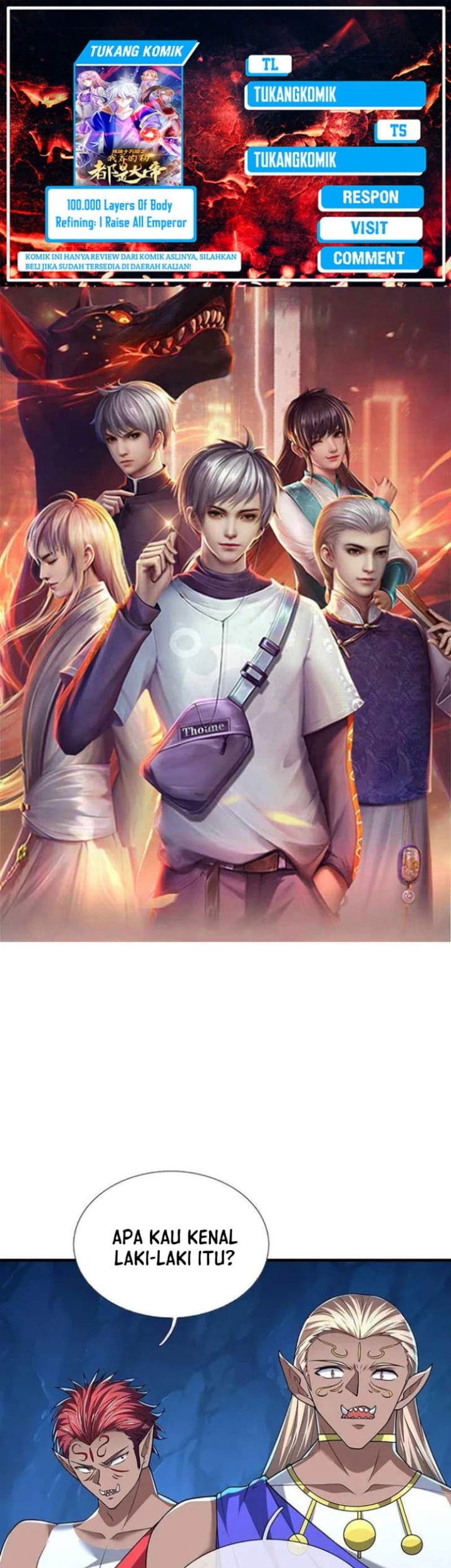 100.000 Layers Of Body Refining: I Raise All Emperor Chapter 384 - halaman 1