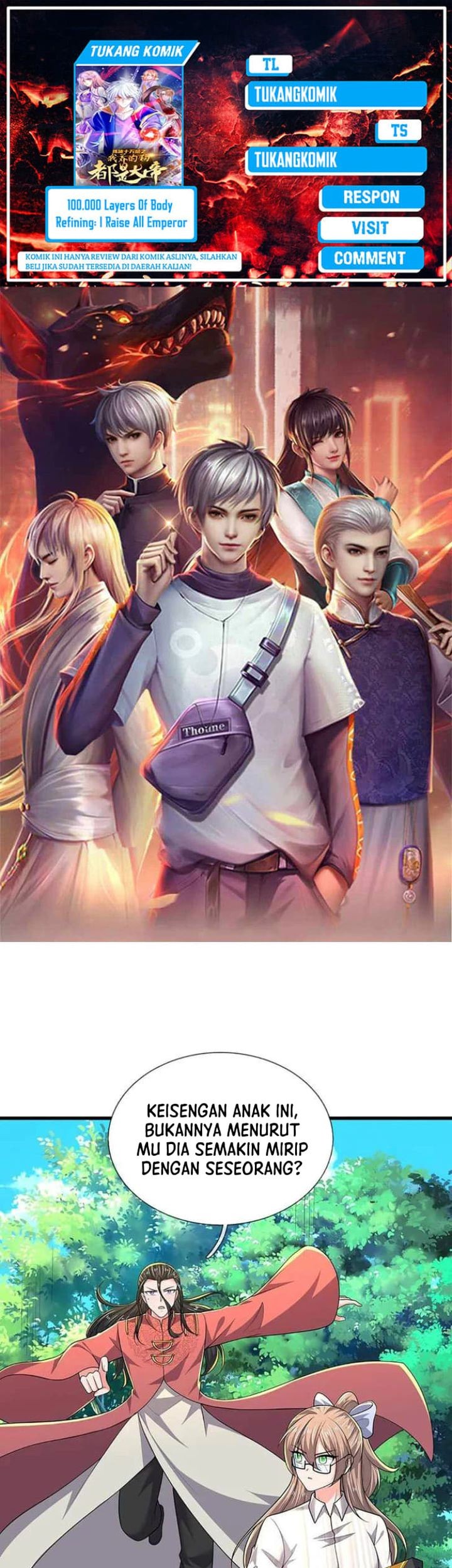 100.000 Layers Of Body Refining: I Raise All Emperor Chapter 386 - halaman 1