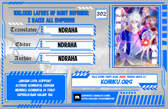 100.000 Layers Of Body Refining: I Raise All Emperor Chapter 392 - halaman 1