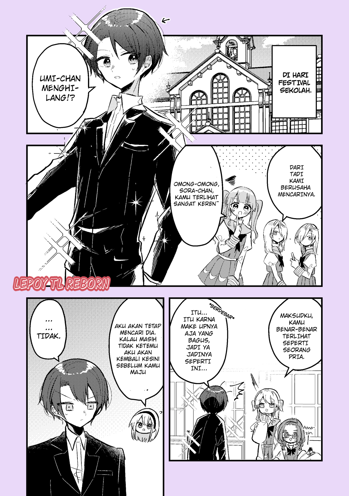 2-kagetsugo ni Seibetsu ga Bareru Josou Danshi Chapter 10 - halaman 1