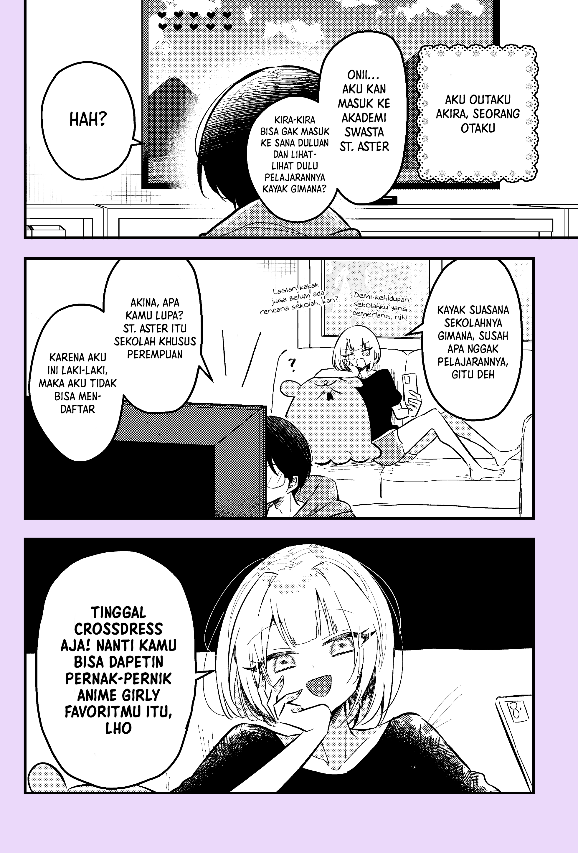 2-kagetsugo ni Seibetsu ga Bareru Josou Danshi Chapter 6 - halaman 1