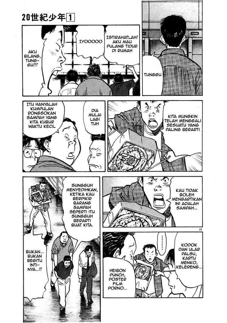 20th Century Boys Chapter 10 - halaman 15