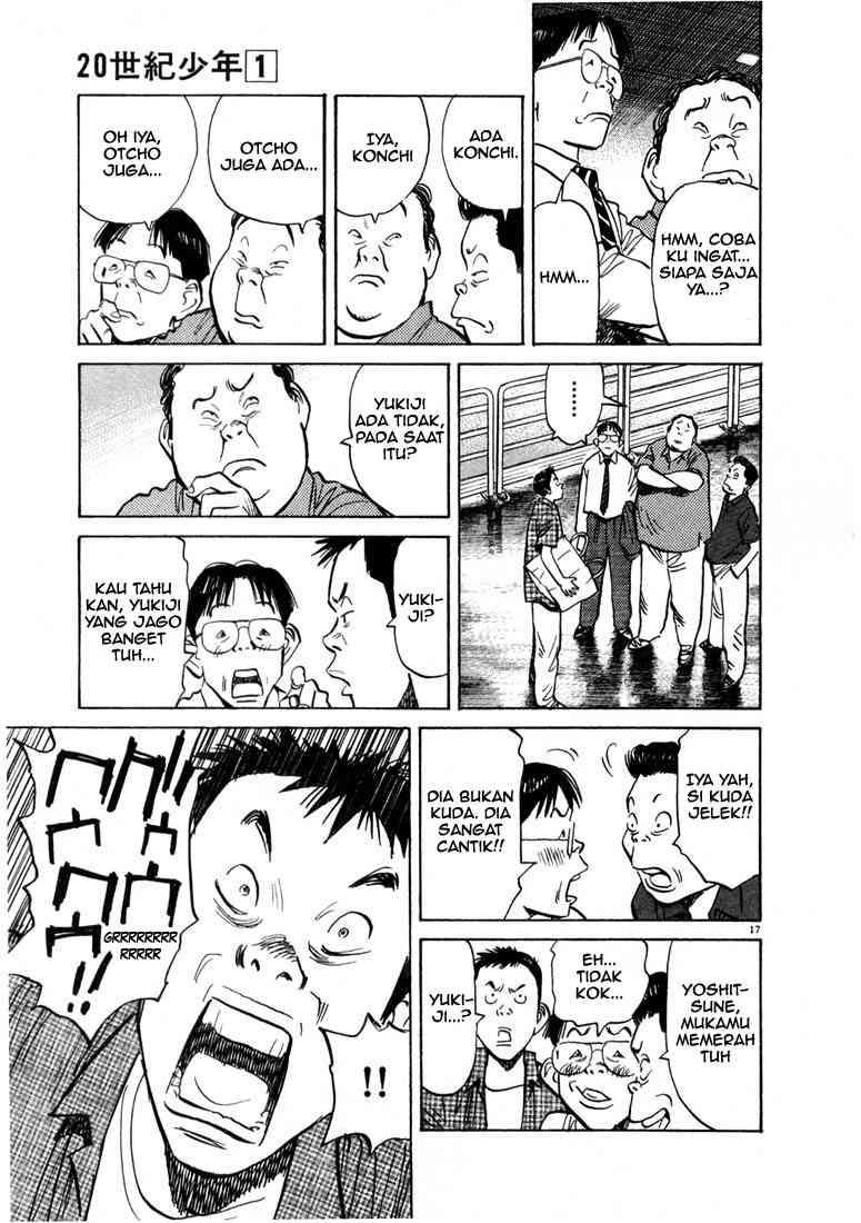 20th Century Boys Chapter 10 - halaman 17