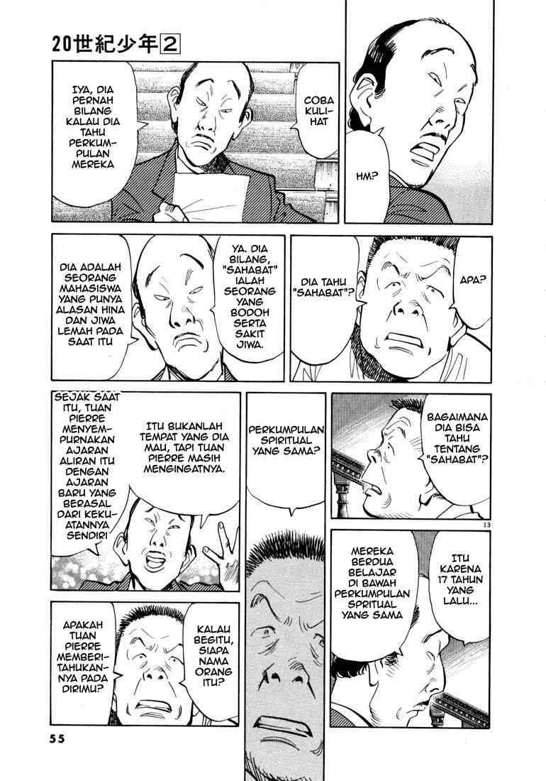 20th Century Boys Chapter 13 - halaman 14
