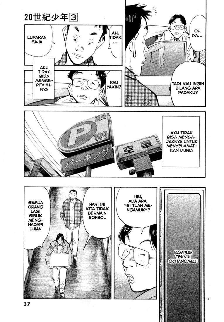 20th Century Boys Chapter 23 - halaman 13