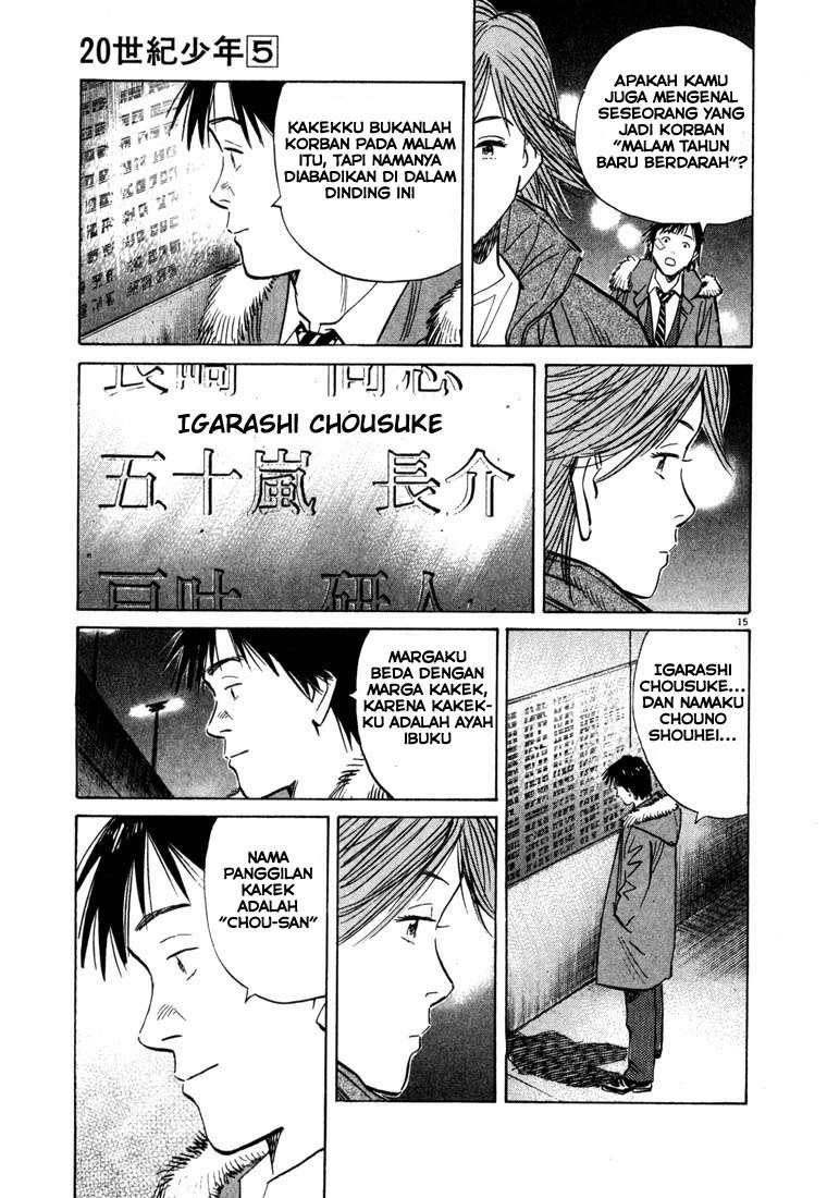 20th Century Boys Chapter 53 - halaman 17