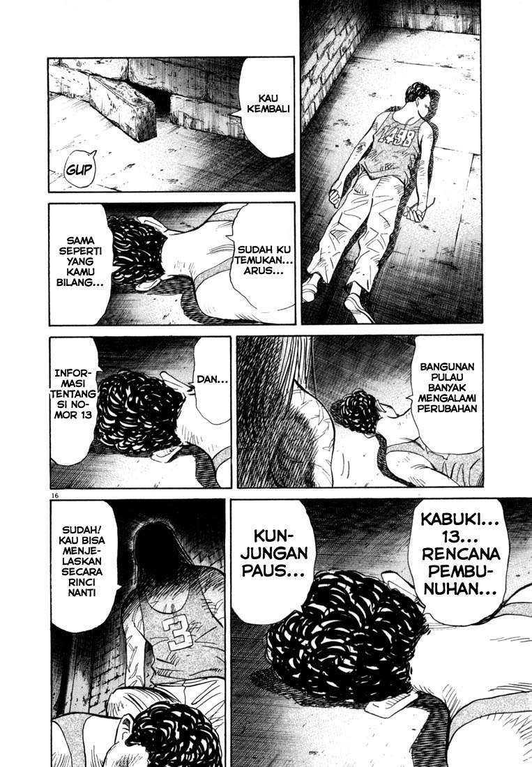 20th Century Boys Chapter 65 - halaman 16