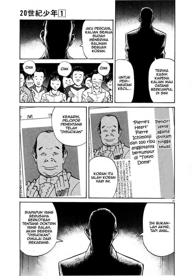 20th Century Boys Chapter 9 - halaman 16
