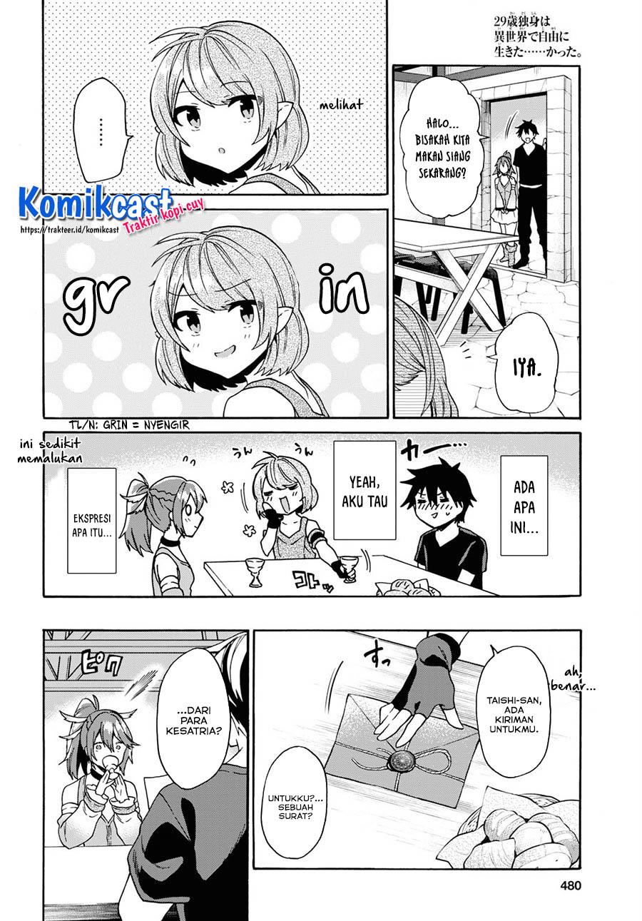 29-sai Dokushin wa Isekai de Jiyuu ni Ikita......katta. Chapter 11 - halaman 4