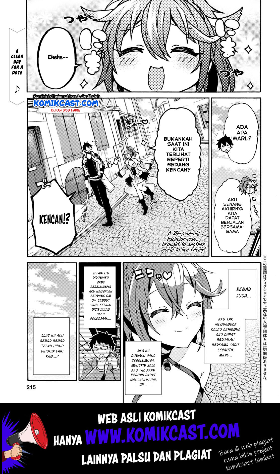 29-sai Dokushin wa Isekai de Jiyuu ni Ikita......katta. Chapter 5.1 - halaman 1
