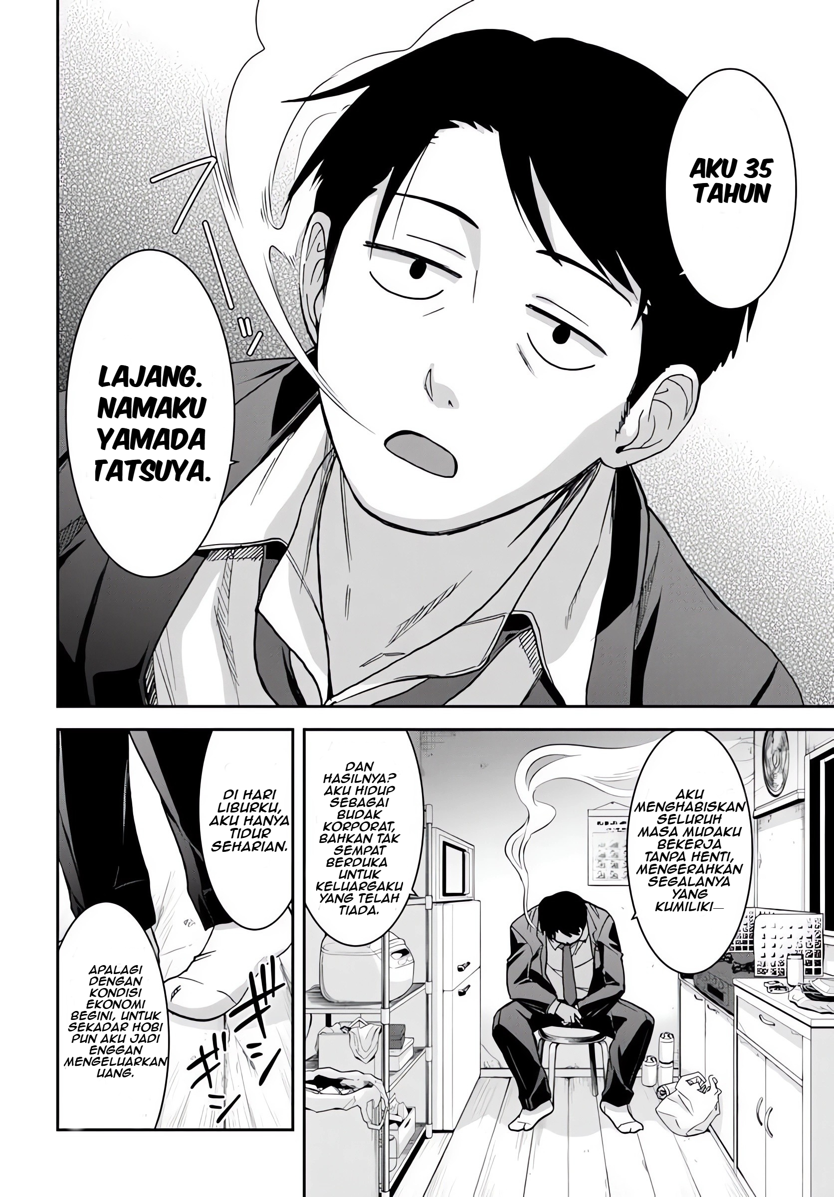 35-sai Dokushin Yamada, Isekai Mura ni Risou no Second House wo Tsukuritai: Isekai to Genjitsu no Iitokodori Life Chapter 1.1 - halaman 6