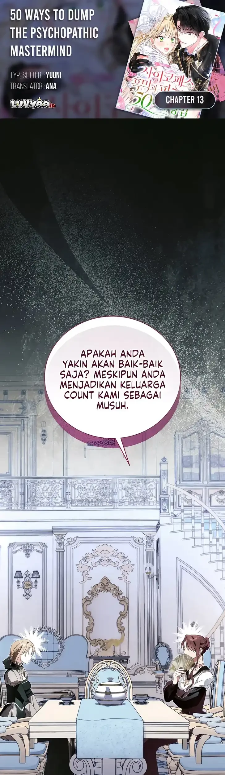 50 Ways to Dump the Psychopathic Mastermind Chapter 13 - halaman 1