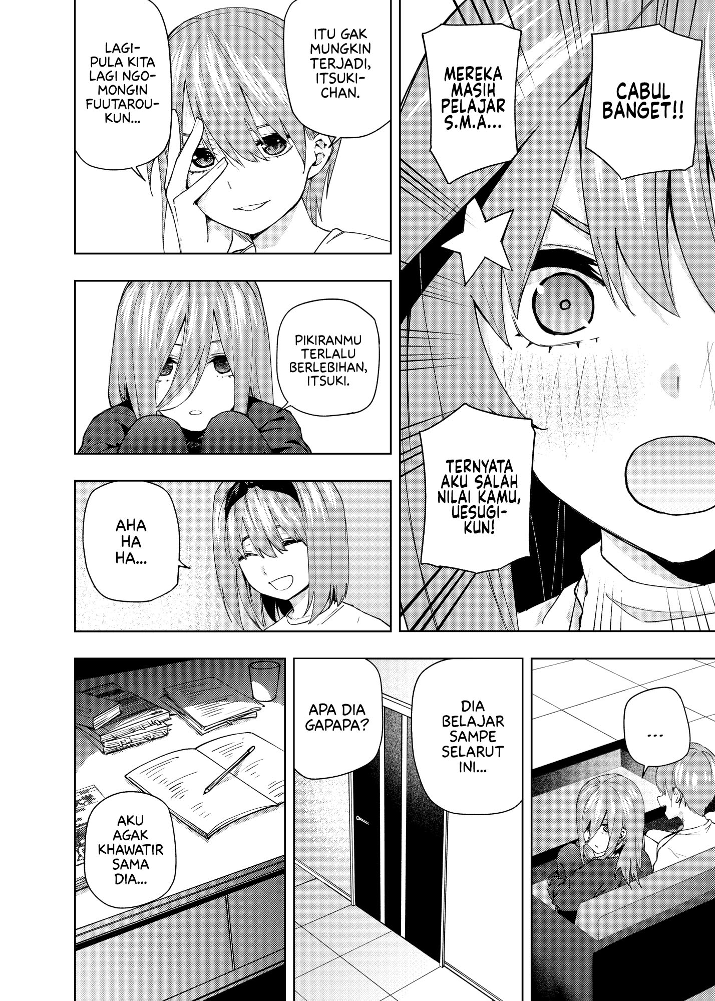 5Toubun no Hanayome - KosmosBeta's Nino Doujin Chapter 4 - halaman 14