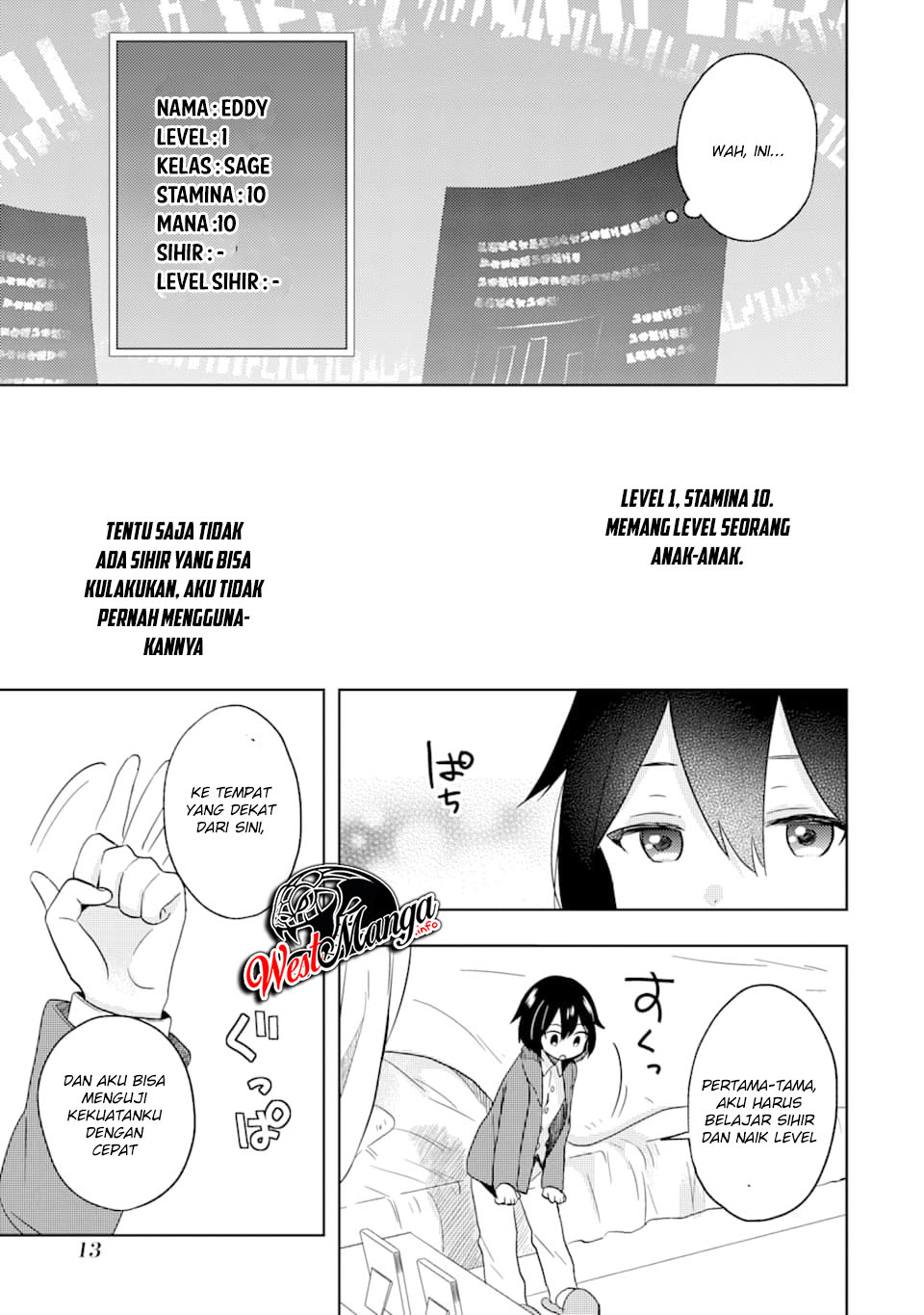 6-sai No Kenja Wa Hikage No Michi Wo Ayumitaia Chapter 1.1 - halaman 14