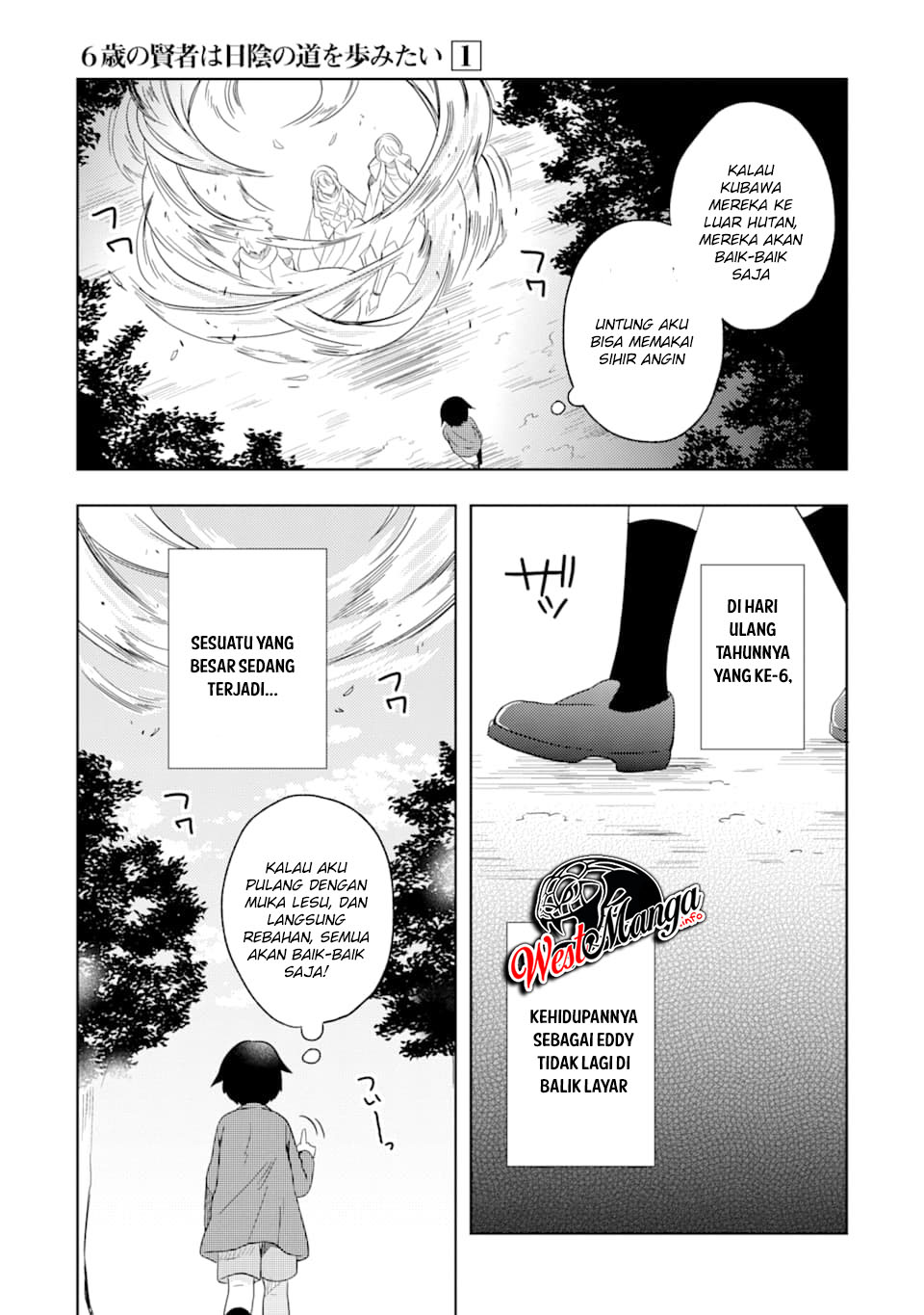 6-sai No Kenja Wa Hikage No Michi Wo Ayumitaia Chapter 1.2 - halaman 19